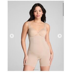 SPANX On Core Waist Cincher Shapewear Shorts Body Shaper Beige Size‎ XL